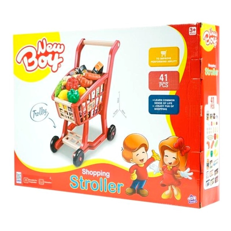 New Boy Shopping Stroller (41Pcs)
