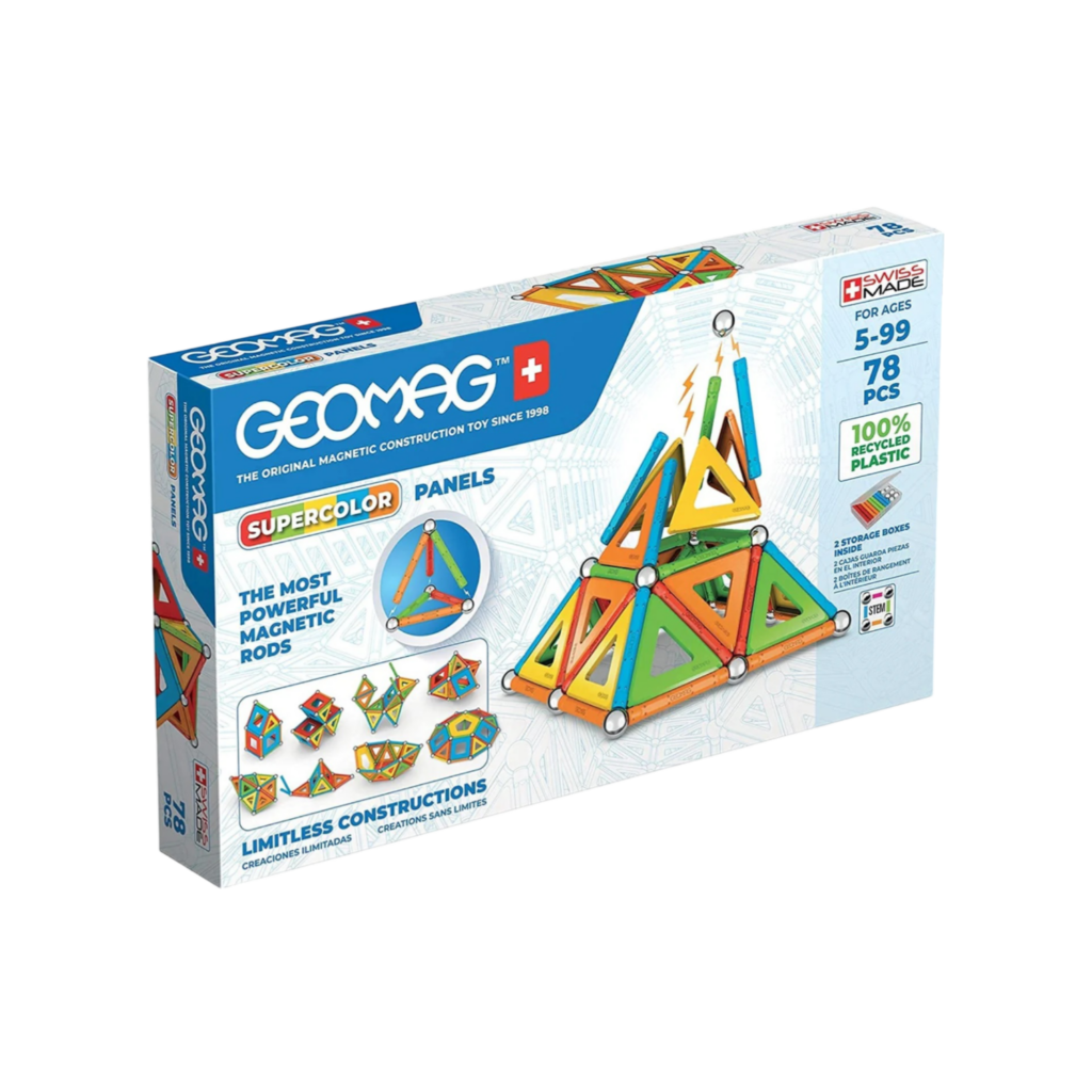 Geomag Supercolor Panels Recycled 78 Pcs