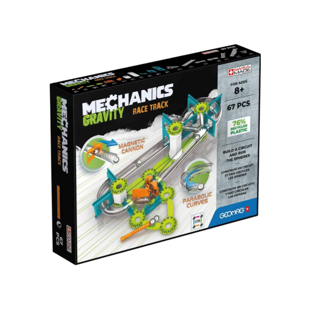 Geomag Mechanics Gravity Recycled Race Track 67 Pcs