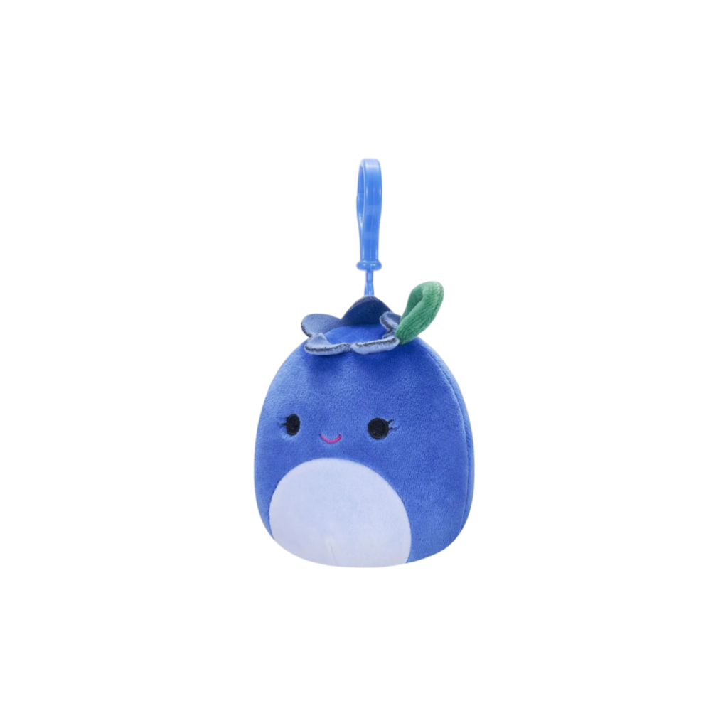 Squishmallows Little Plush 3.5" Clip-Onsqm Bluby - Blueberry