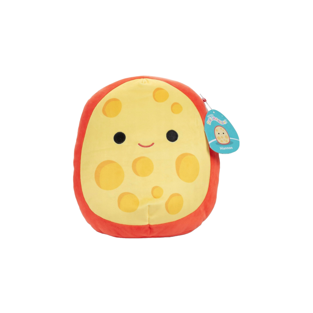 Squishmallows  Medium Plush 12" Sqm Mannon -Gouda Cheese