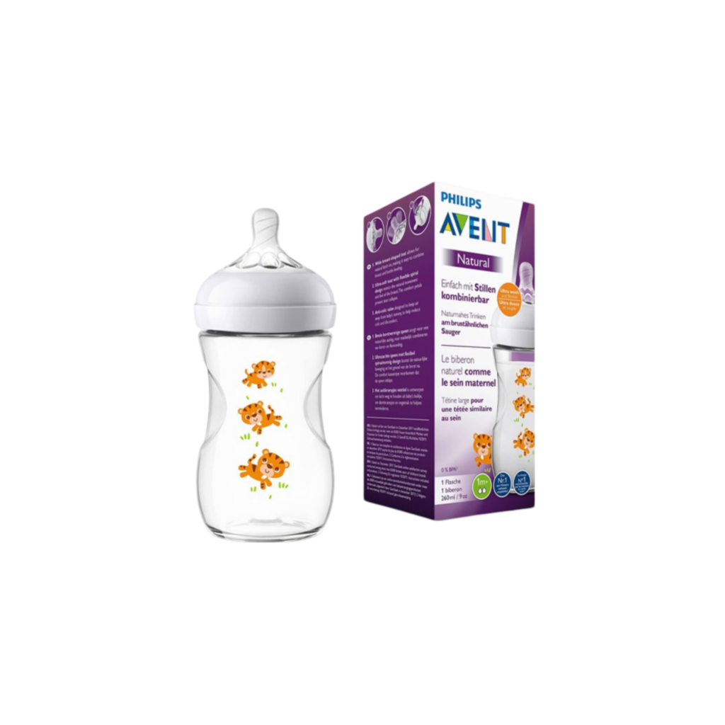 Philips Avent Natural 2.0 Feeding  Bottle Tiger 260Ml X1