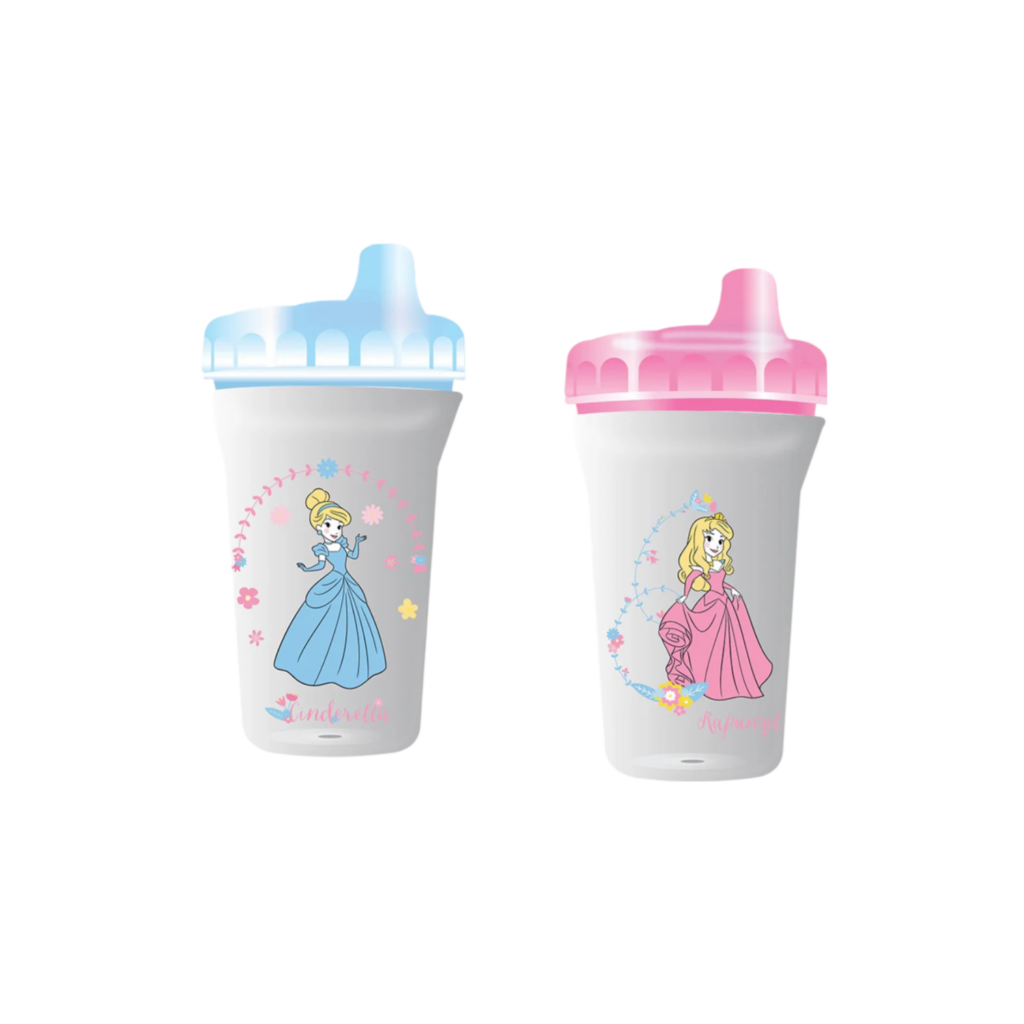 Disney - Bpa Free Baby Sippy Cup, 12 Months+, 300Ml, Pack Of 2 - Princess