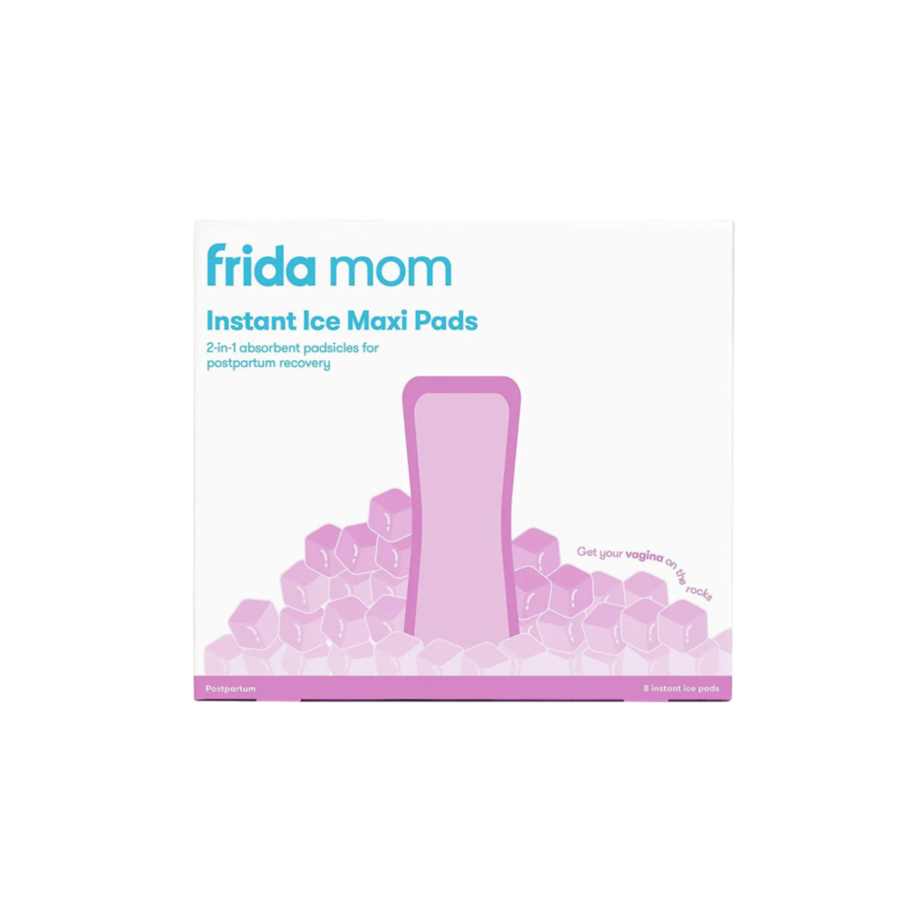 Frida Mom Ice Maxi Pads - Instant Cold Therapy Packs And Absorbent Maternity Pad In One Ready-To-Use Padsicle For After Birth