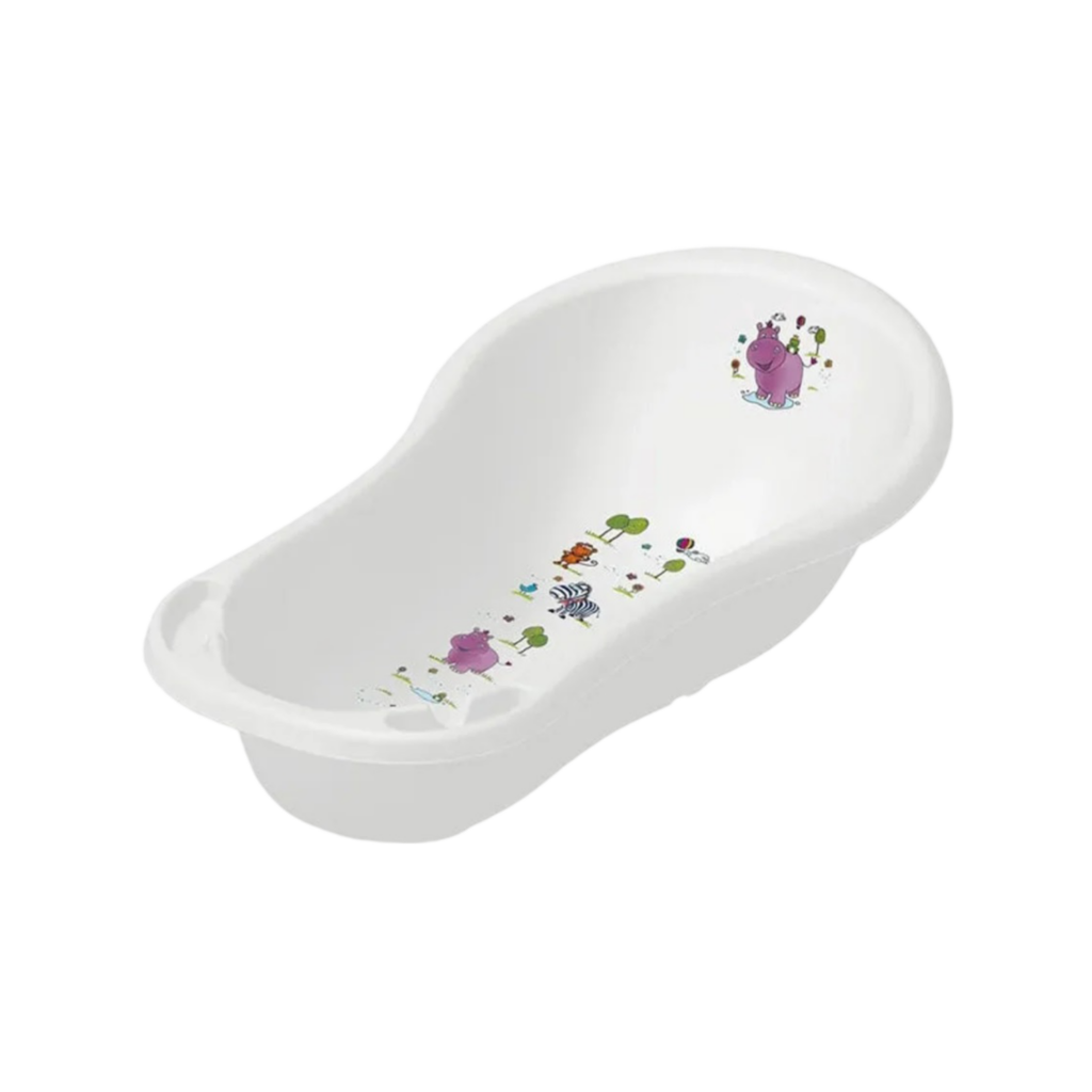 Keeeper-100 Cm Baby Bath - Hippo White