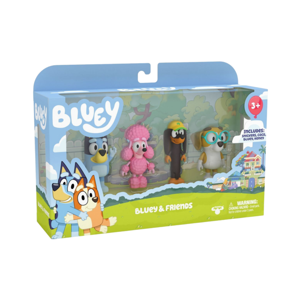 Bluey S3 Figure 4-Pack - Friends Pack