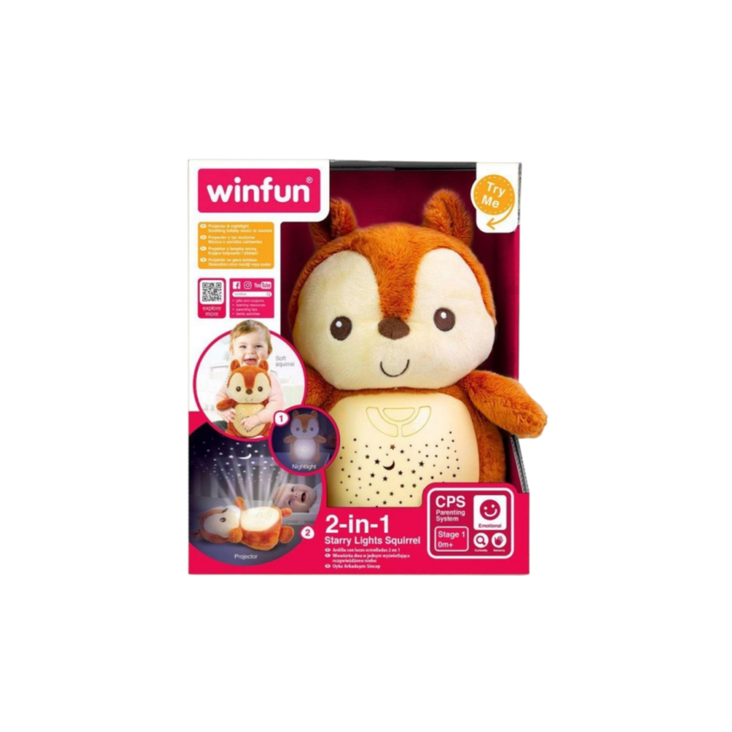 Winfun 2-In-1 Starry Lights Squirrel