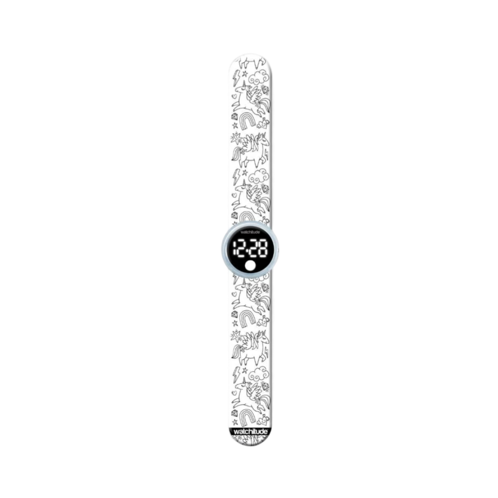 Watchitude Unicorn World - Color Me Digital Slap Watch