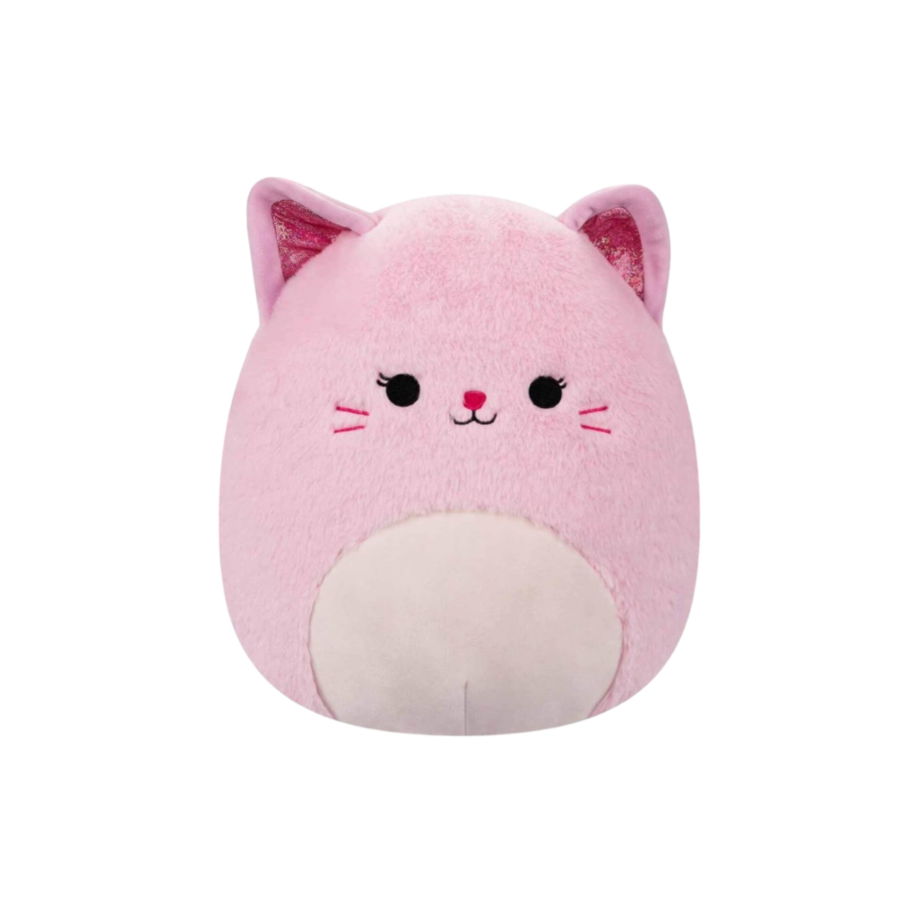 Squishmallows Sqcr03248 Medium Plush Celenia Pink Cat - Fuzzamallow 12"