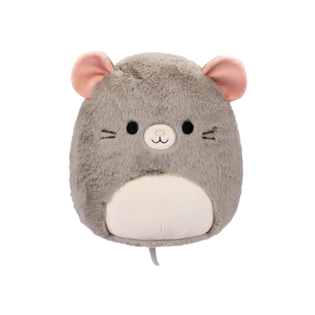 Squishmallows Sqcr04178 Medium Plush Misty Grey Mouse - Fuzzamallow 12"