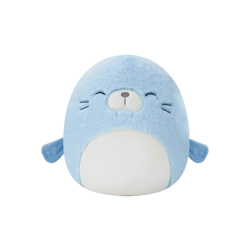 Squishmallows Sqcr04179 Medium Plush Harvey Blue Walrus - Fuzzamallow.12"