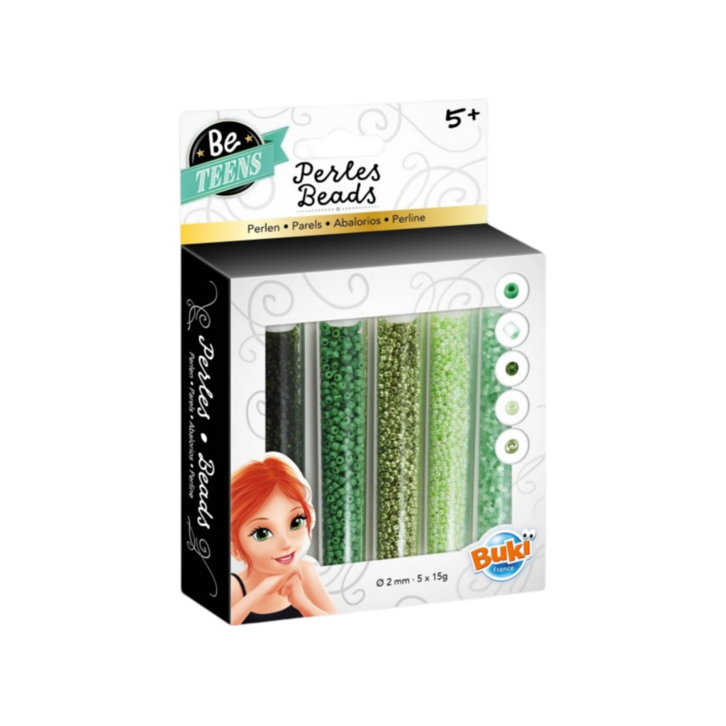 Buki Bead Tubes Green