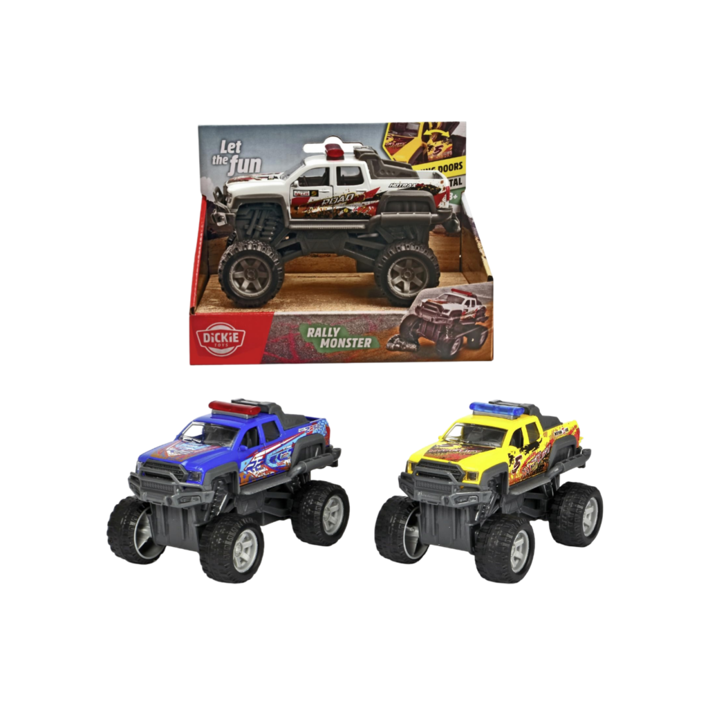 Dickie Rally Monster, 3 Assortment