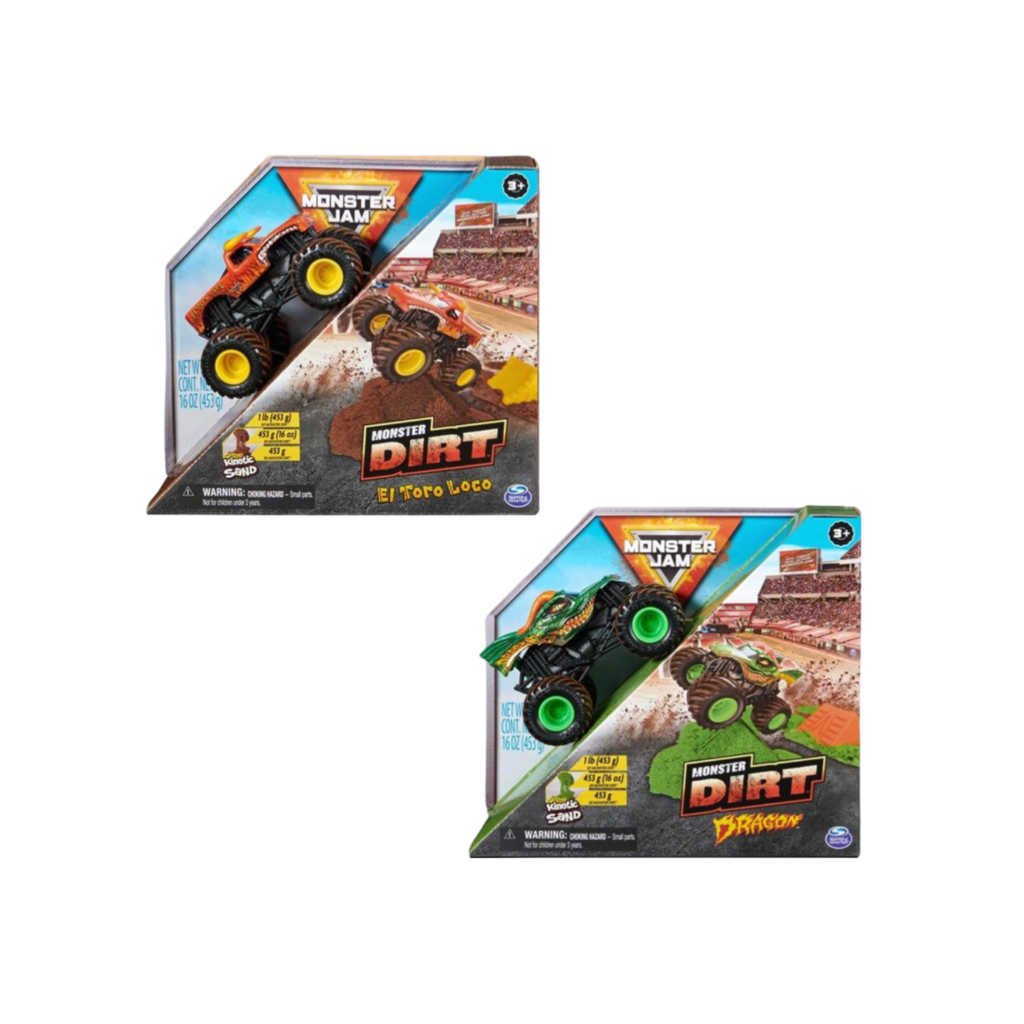 Spin Master Monster Jam 1:64 Monster Dirt Starter Set 2.0