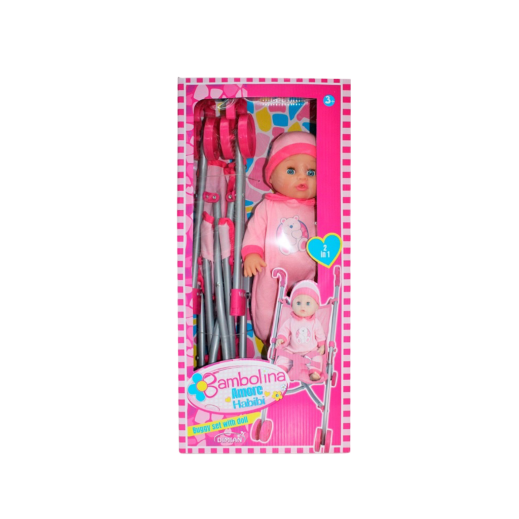 Super Star Bambolina Buggy Set With 36Cm Doll