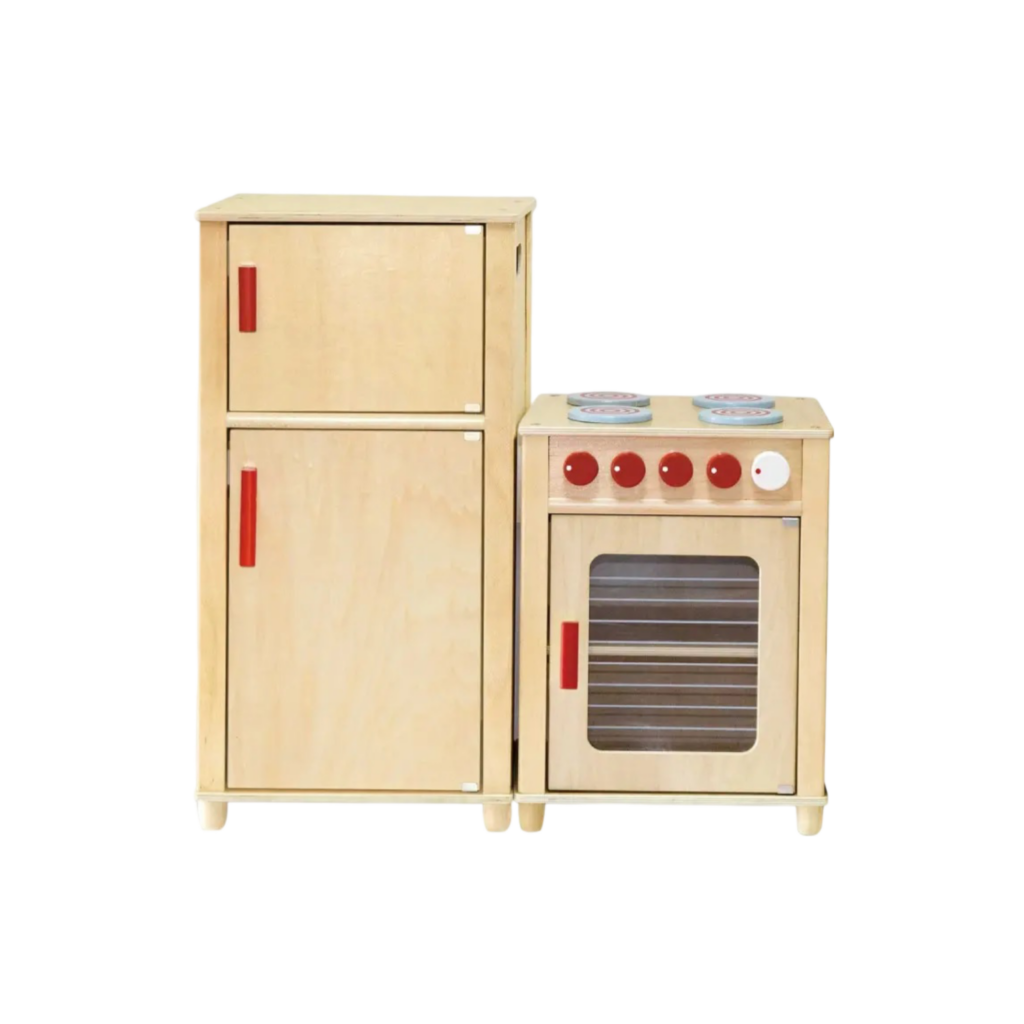 Viga Natural Kitchen Set Box # 2/2 - Stove And Fridge