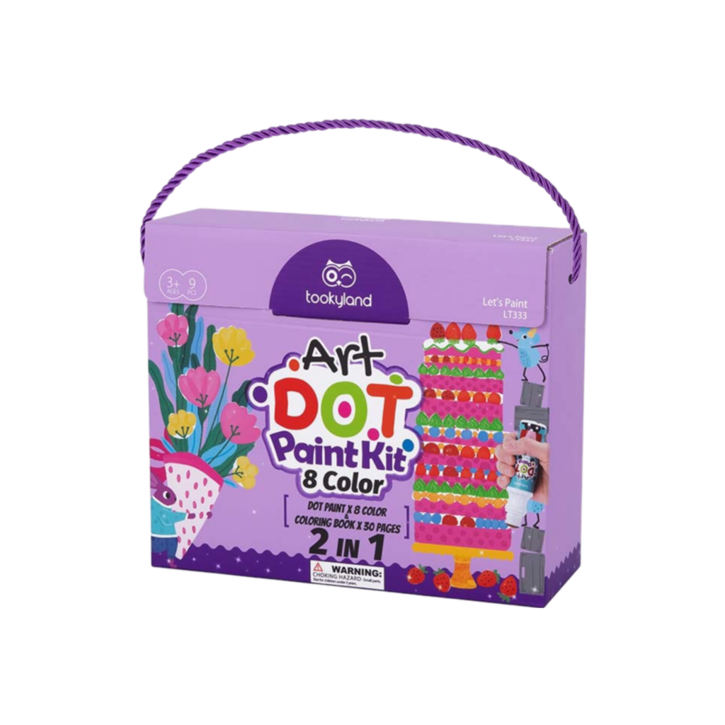 Tooky Toy Dot Paint Kit - 8 Color
