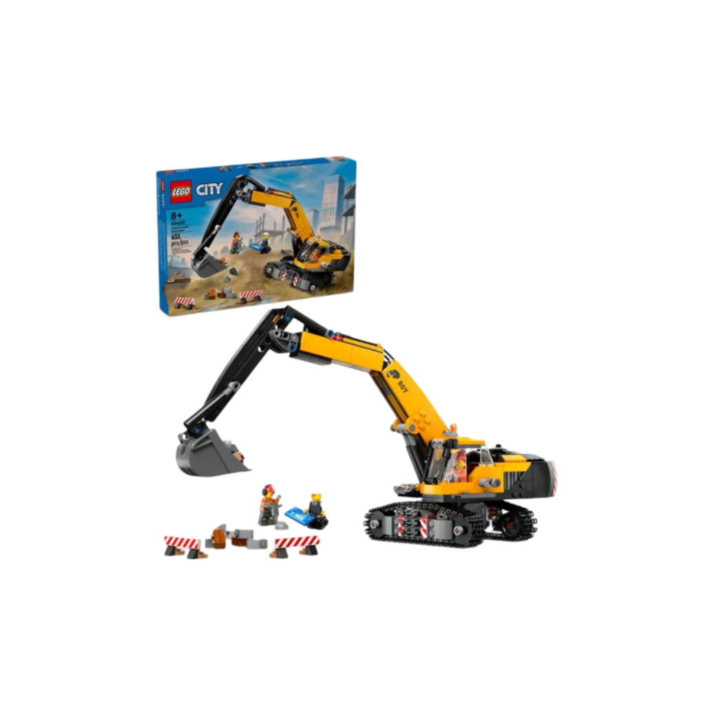 Lego 60420 Yellow Construction Excavator V29