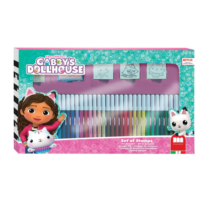Multiprint Italia Gabbys Doll House 36 Pieces Felt-Tip Pens