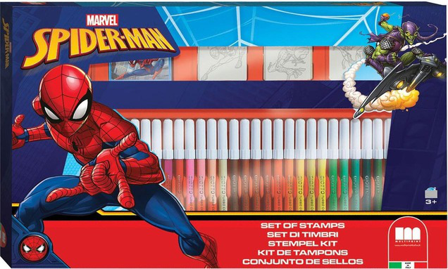 Multiprint Italia Spiderman 36 Pieces Felt-Tip Pens