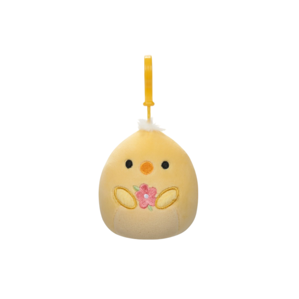 Squishmallows 3.5" Tristan The Yellow Chick Clip-On