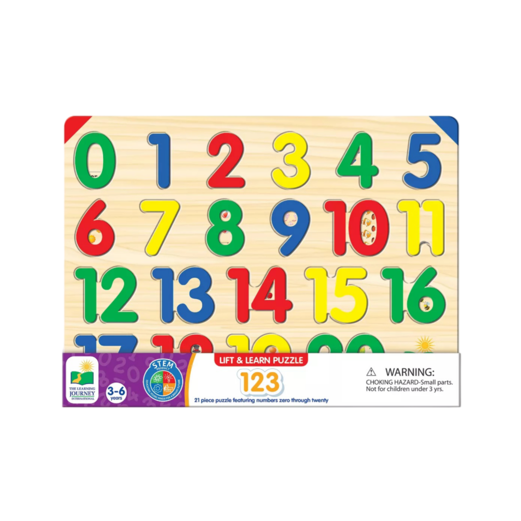 The Learning Journey Lift & Learn 123 Number Puzzle