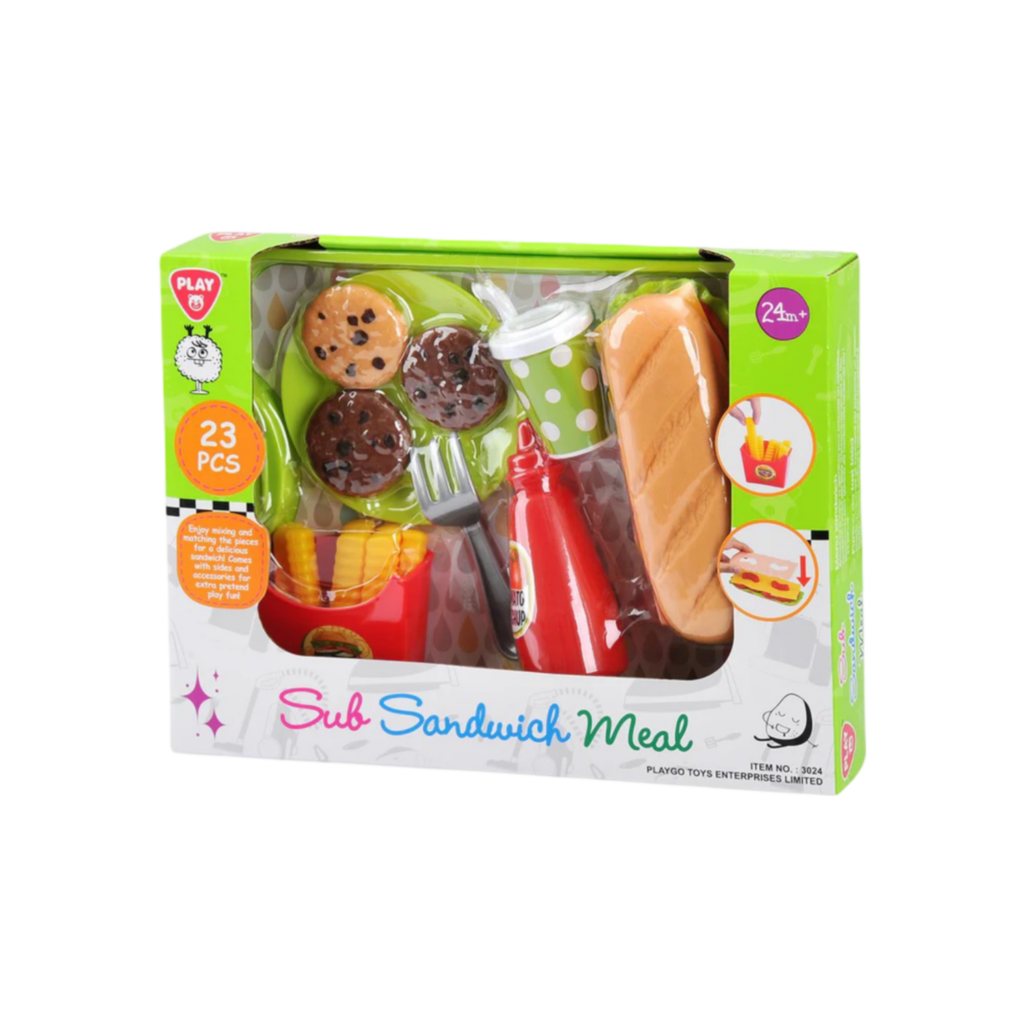 Playgo Burger To Go Meal - 12 Pcs