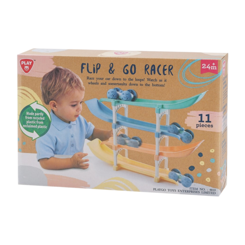 Playgo Recycled Material - Flip & Go Racer
