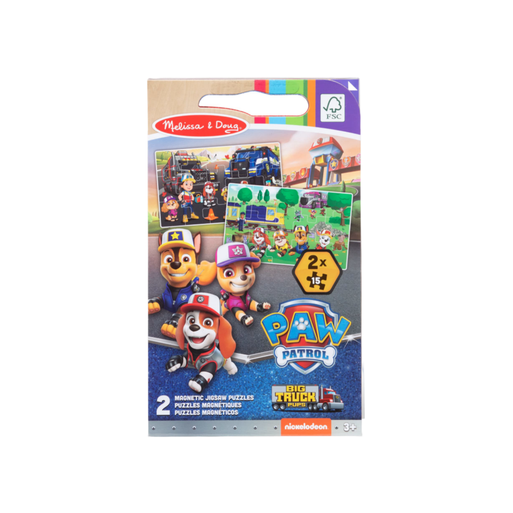 Melissa & Doug Paw Patrol Magnetic Take-Along Jigsaw Puzzles - Big Truck Pups