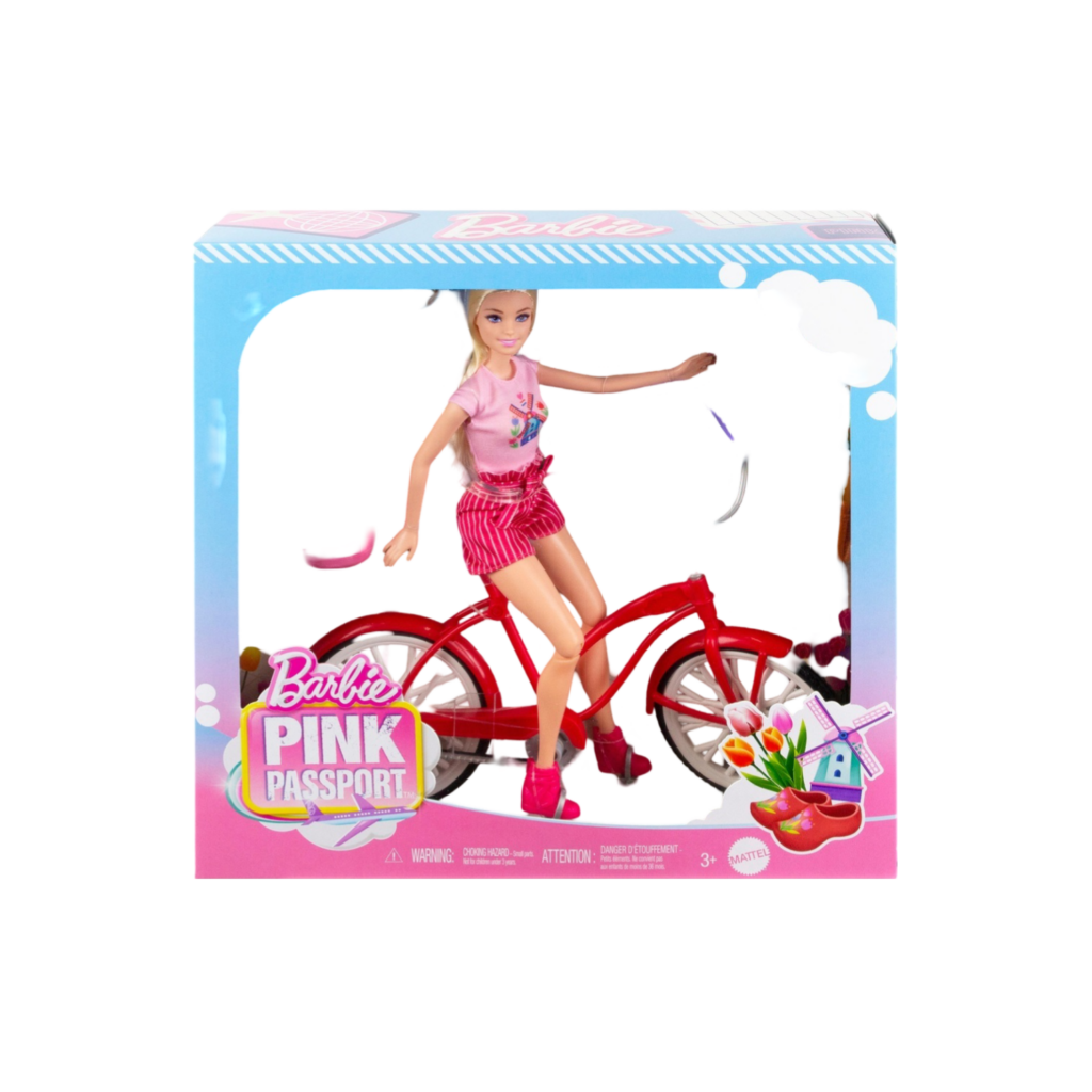 Mattel Barbie  Bicycle With Doll
