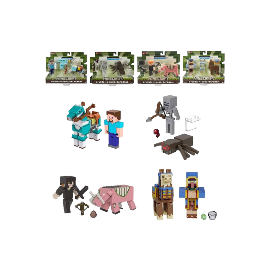 Mattel Minecraft Core 3,25" Figure 2-Pack Assorted