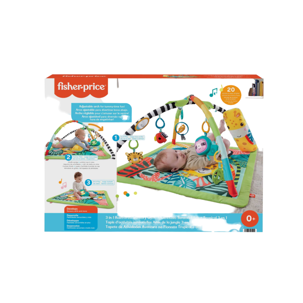 Mattel Fisher-Price 3-In-1 Rainforest Sensory Gym