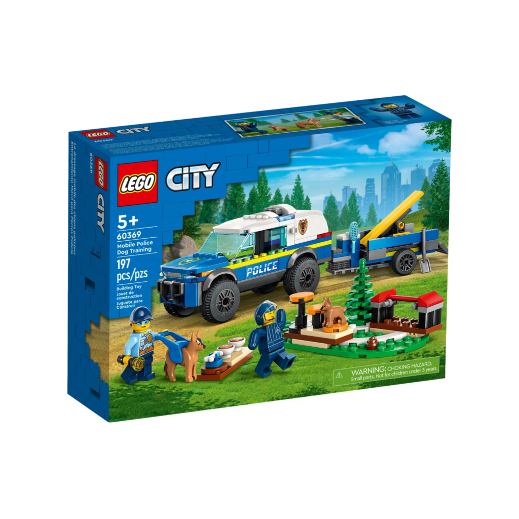 Lego City 60369 Mobile Police Dog Training
