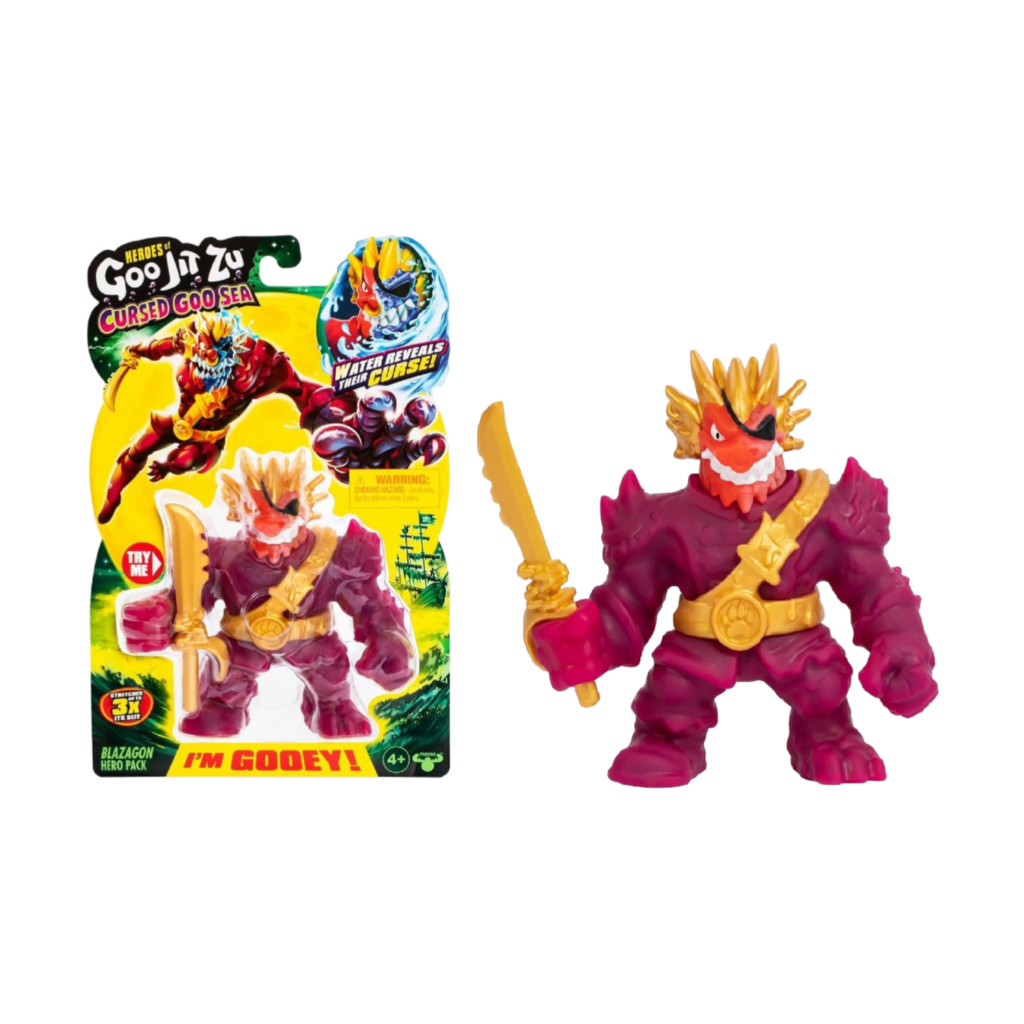 Goo Jit Zu Cgs S10 Hero Pack - Blazagon