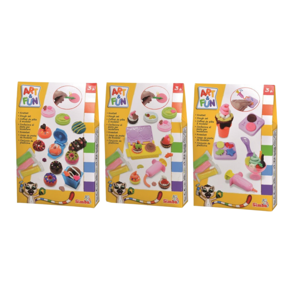 Simba Art & Fun Small Dough Set, 3-Assorted