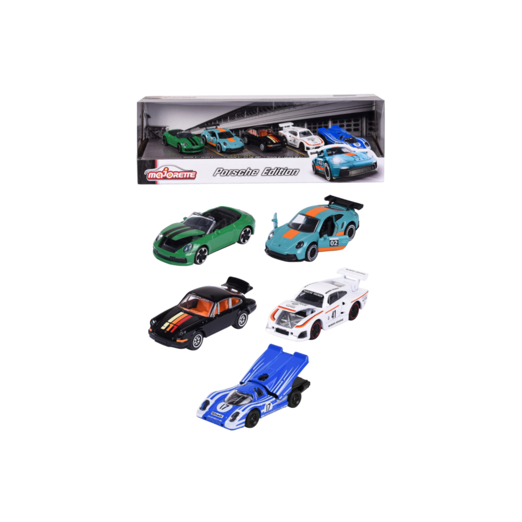 Majorette Porsche 5 Pieces Giftpack