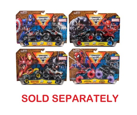 Spin Master  Monster Jam Marvel Vehicles 1:64 2-Pack