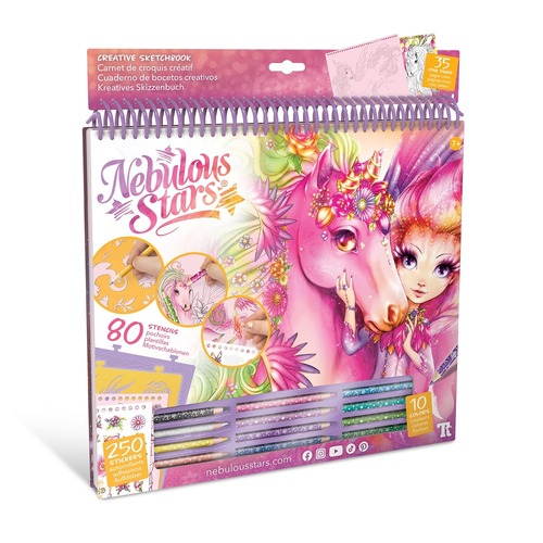 Nebulous Stars Large Creative Sketch Book For Estlilyaz & Viviaz