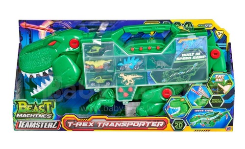 Teamsterz Beast Machines T-Rex Transporter With 6 Cars