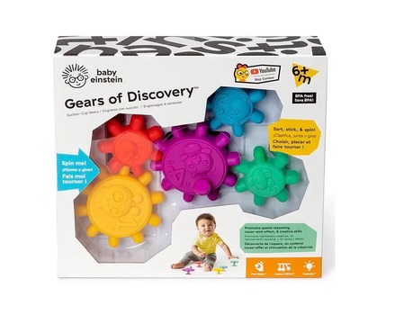 Baby Einstein  Gears Of Discovery Suction-Cup Gears