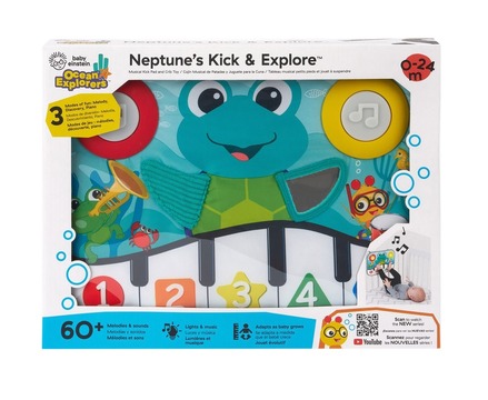 Baby Einstein  Neptune’S Kick & Explore Musical Kick Pad And Crib Toy