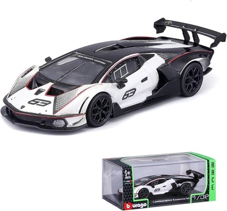 Bburago 1:32 Race - Lamborghini Essenza Scv12 White/Black