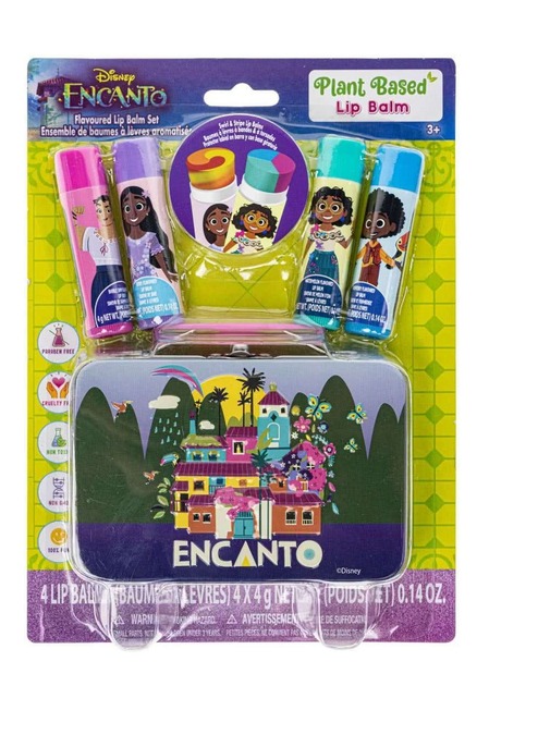 Hot Focus 4-Pack Lip Balm With Tin