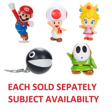 Nintendo Super Mario 2.5" Figure Wave #47 Assorted 5