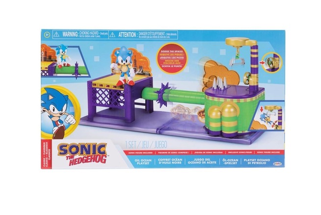 Jakks Pacific Sonic The Hedgehog 2.5" Figure Oil Ocean Playset