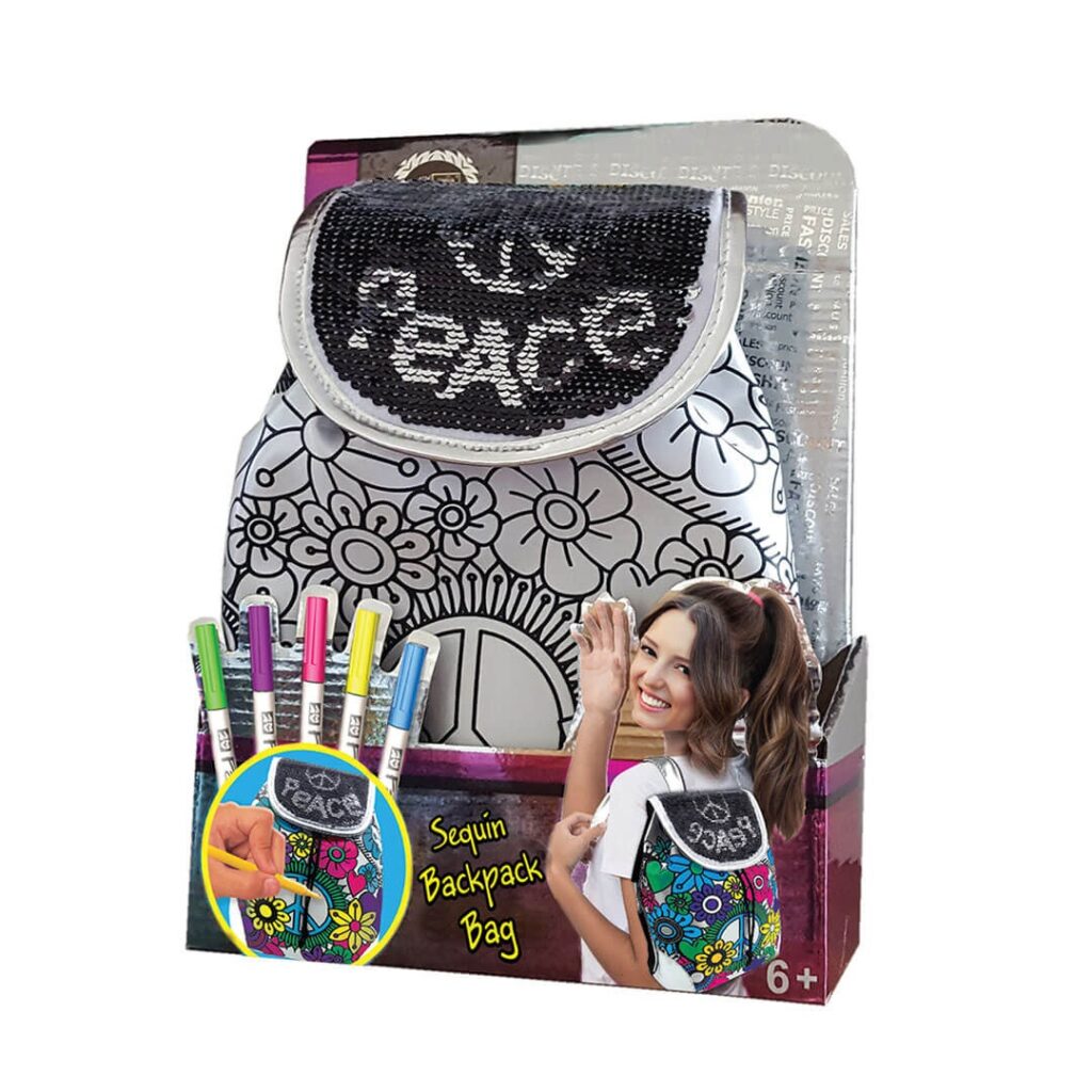 Fashion Time Backpack Reversible Sequins