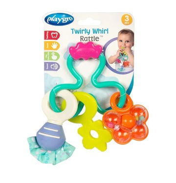 Playgro Twirly Whirl Rattle - New Colours