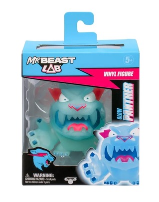Mrbeast Lab Vinyl Figure Glow Panther