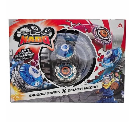 Infinity Nado Split Series Shadow Shark &  Delver Mecha
