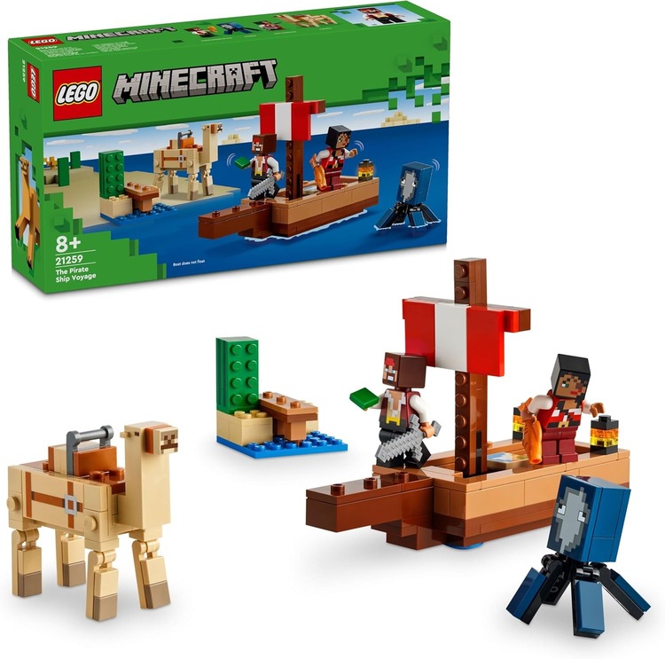 Lego Minecraft 21259 The Pirate Ship Voyage